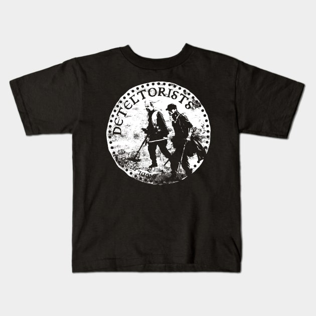 Detectorists - DMDC Anglo Saxon coin Kids T-Shirt by InflictDesign